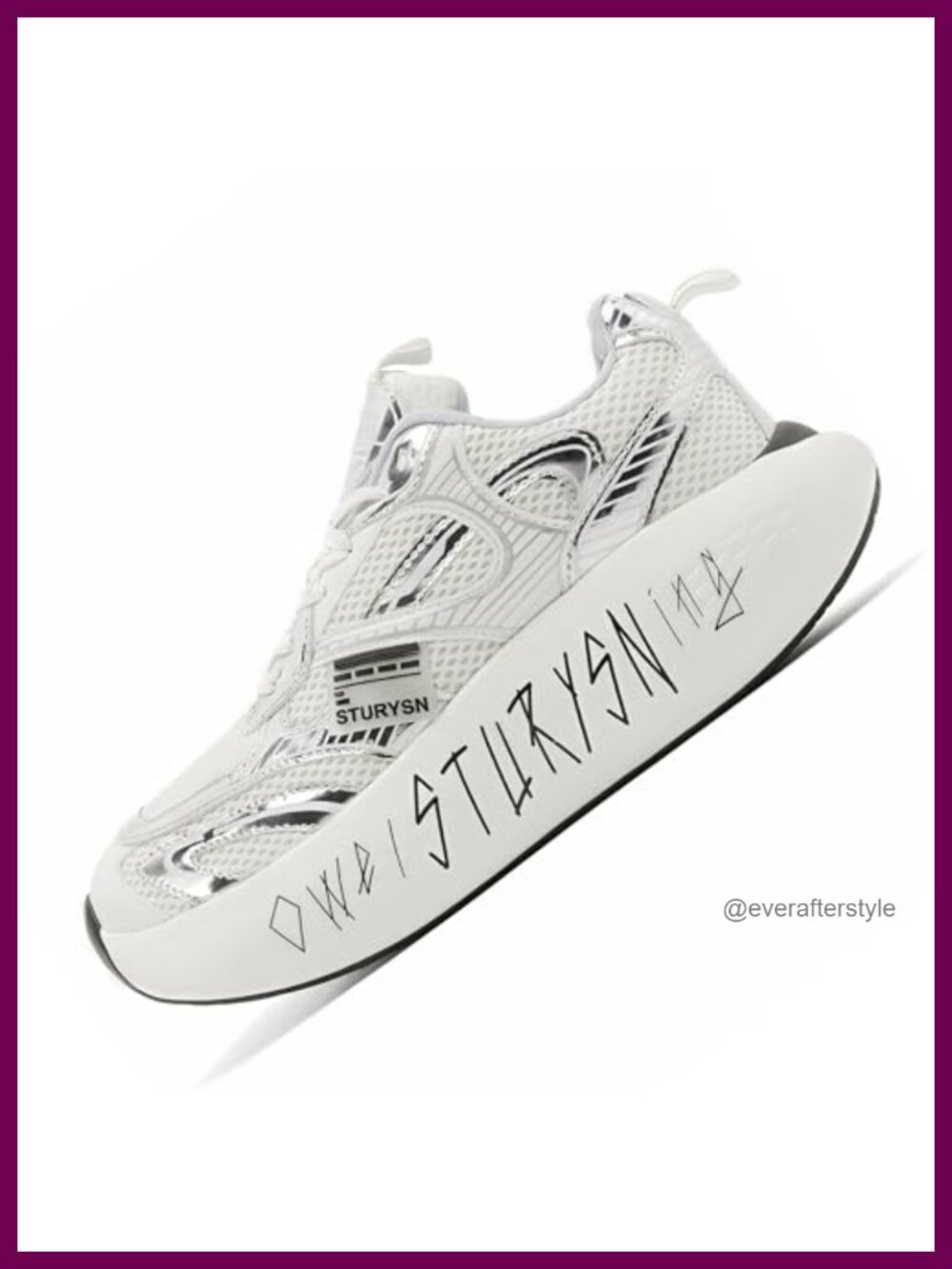 2.3" Chunky Platform Sneakers - Height Incre Comfort Athletic Shoes